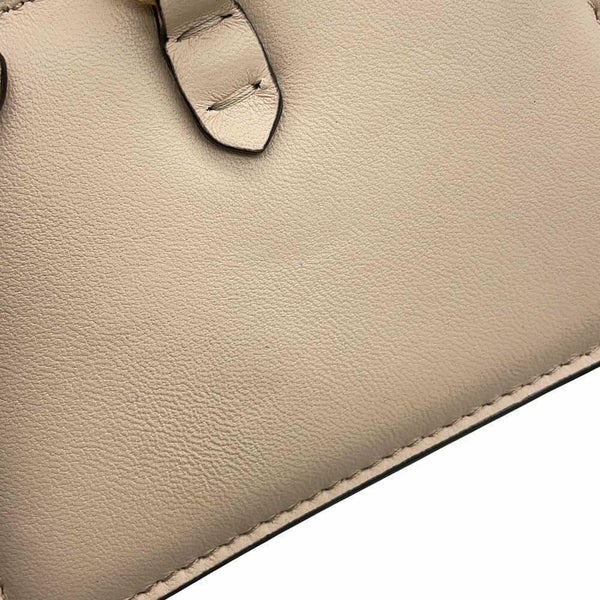 フェンディ チェーンショルダーポーチ ナノピーカブー レザー 7AR993 FENDI ポシェット バッグチャーム