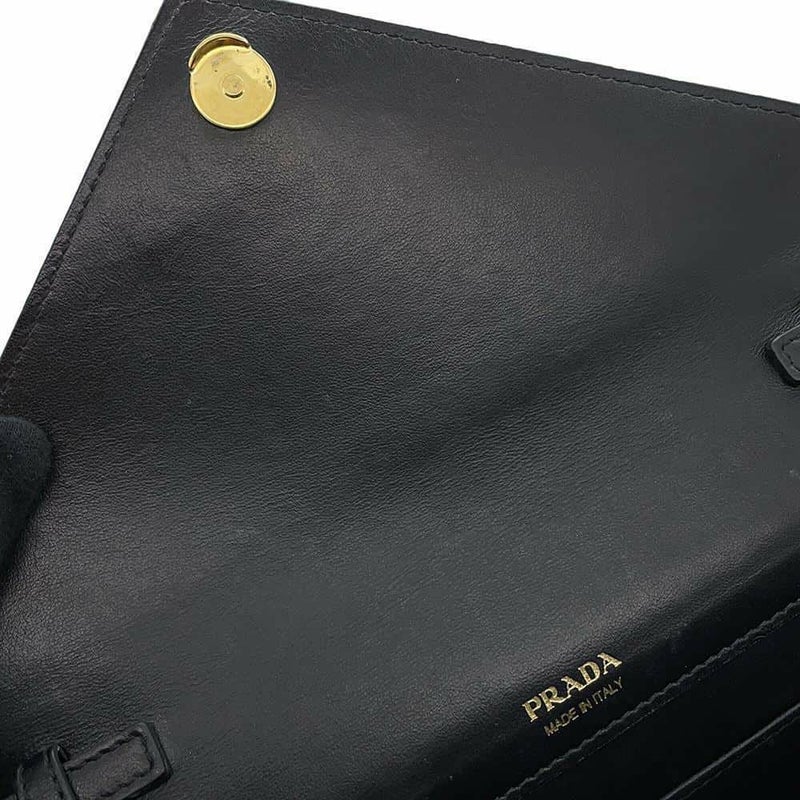 プラダ ショルダーバッグ サフィアーノレザー 1BP020 PRADA バッグ 黒