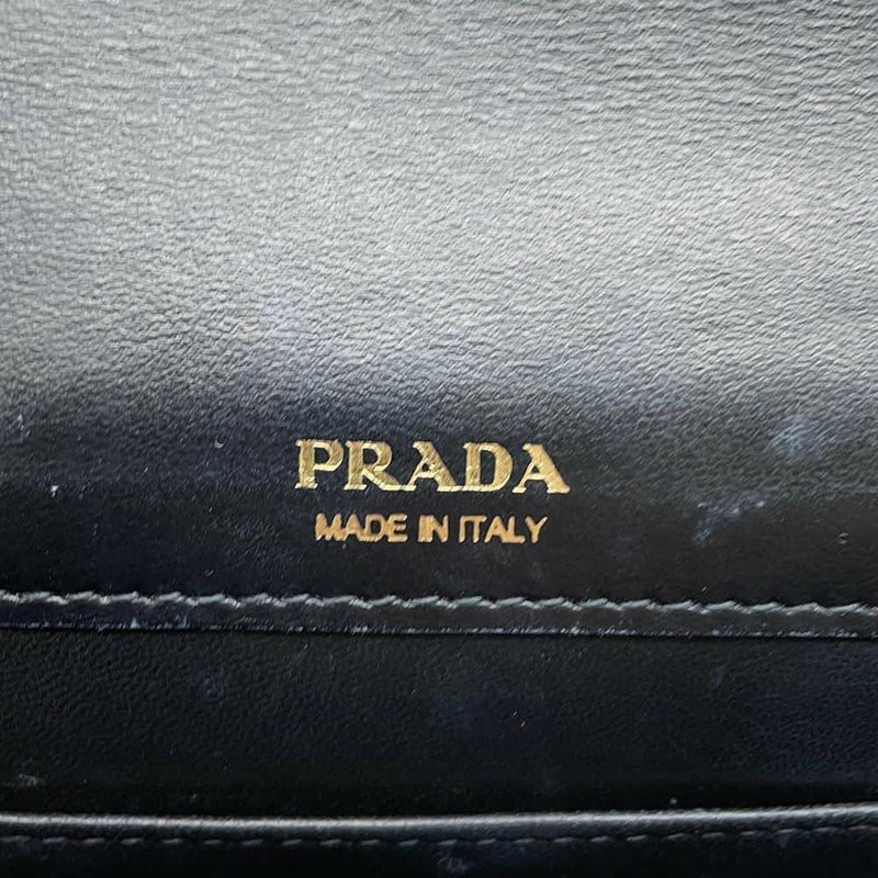 プラダ ショルダーバッグ サフィアーノレザー 1BP020 PRADA バッグ 黒