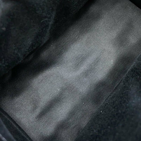 ミュウミュウ ハンドバッグ エンボスロゴ レザー 5BA243 Miu Miu 2wayショルダーバッグ 黒