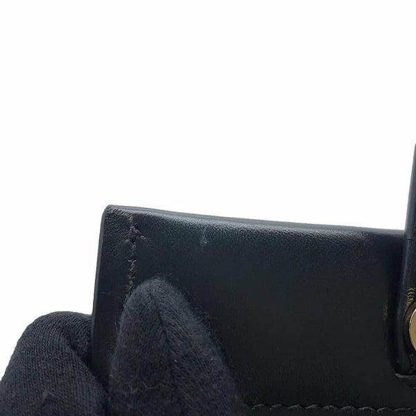 ミュウミュウ ハンドバッグ エンボスロゴ レザー 5BA243 Miu Miu 2wayショルダーバッグ 黒