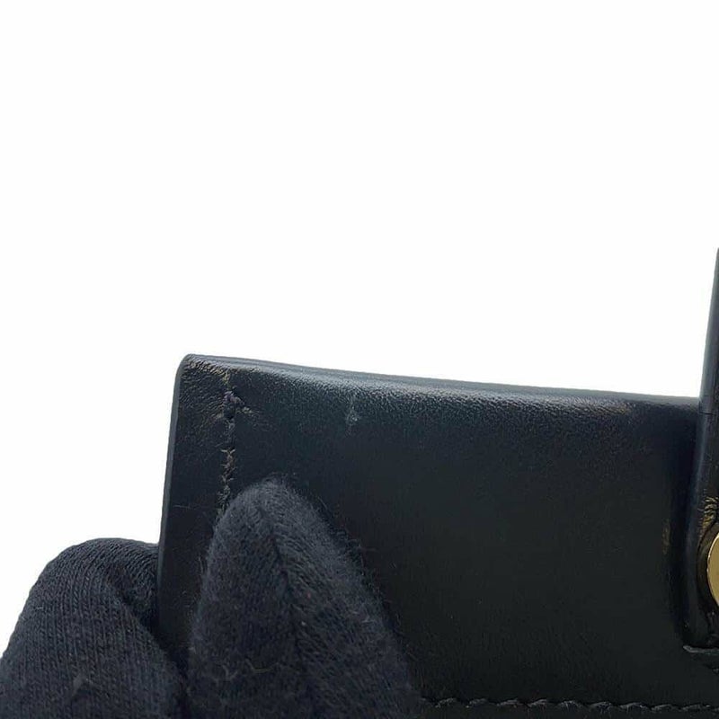 ミュウミュウ ハンドバッグ エンボスロゴ レザー 5BA243 Miu Miu 2wayショルダーバッグ 黒