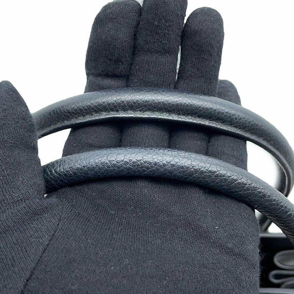 ブルガリ ハンドバッグ アルバ レザー BVLGARI 2wayショルダーバッグ 黒 白