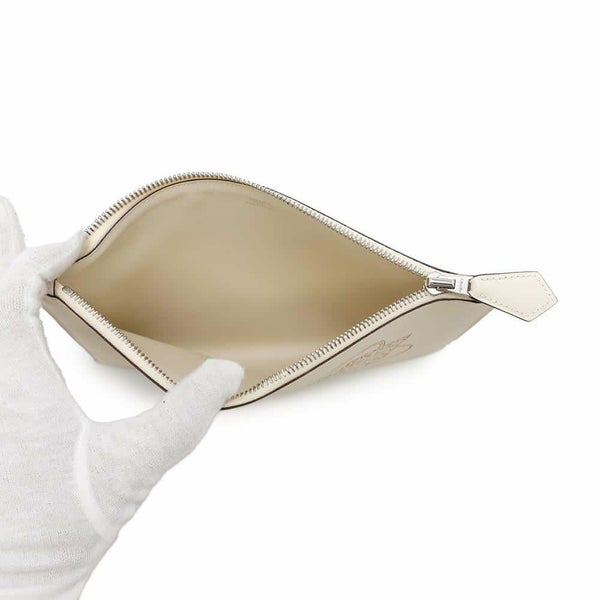 エルメス クラッチバッグ ヴィド・トン・サック PM インアンドアウト ナタ/シルバー金具 スイフト U刻印