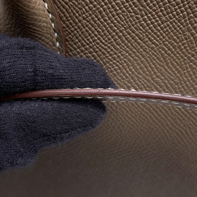 エルメス ボリード1923 25 エトゥープ/ゴールド金具 エプソン W刻印 HERMES ２wayショルダー