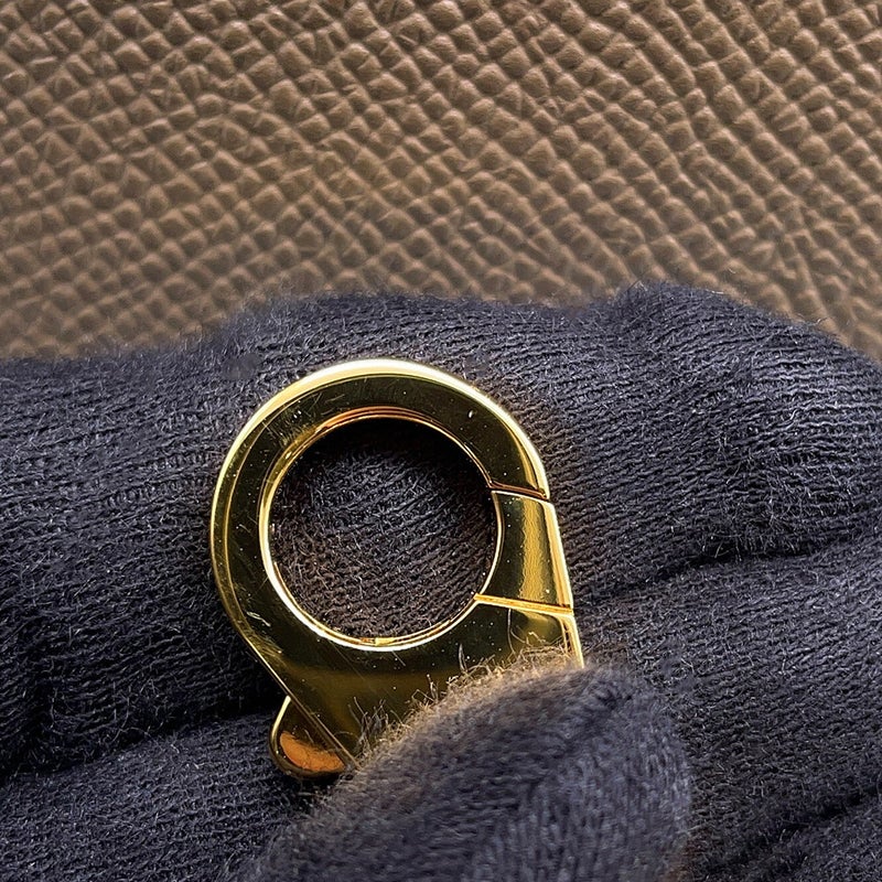 エルメス ボリード1923 25 エトゥープ/ゴールド金具 エプソン W刻印 HERMES ２wayショルダー