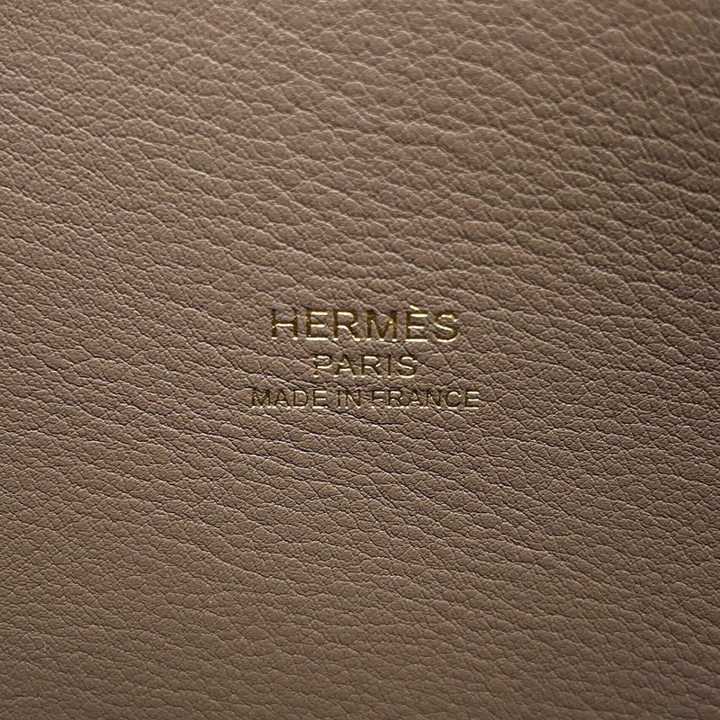 エルメス ボリード1923 25 エトゥープ/ゴールド金具 エプソン W刻印 HERMES ２wayショルダー
