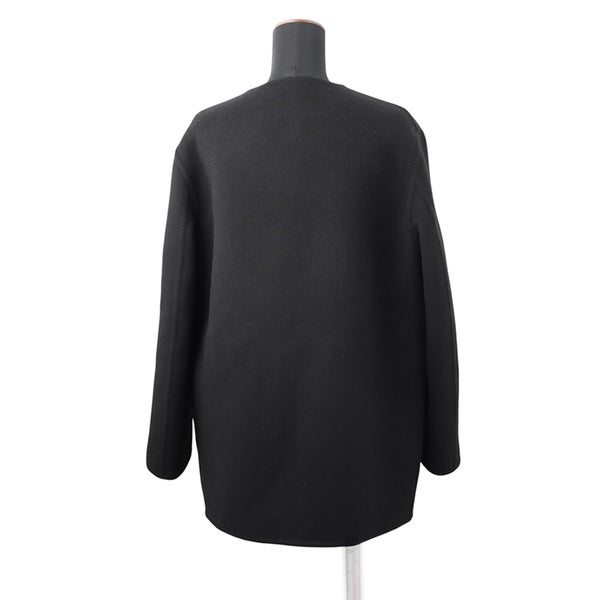 グッチ ジャケット リバーシブル ウールシルク レディースサイズ36 840657 GUCCI アウター 黒