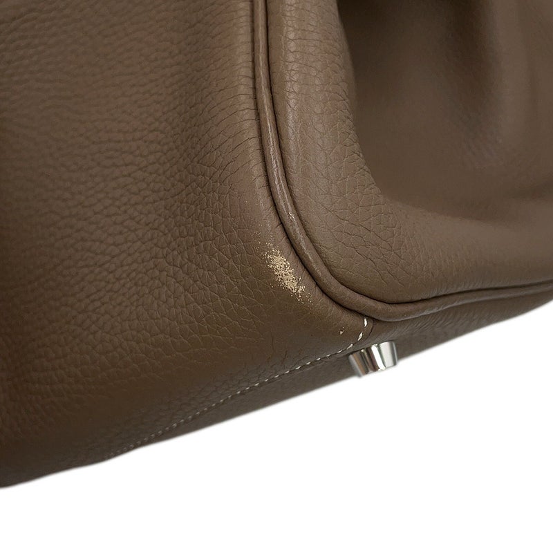 エルメス ハンドバッグ リンディ30  エトゥープ/シルバー金具 トリヨンクレマンス Y刻印 HERMES 2way