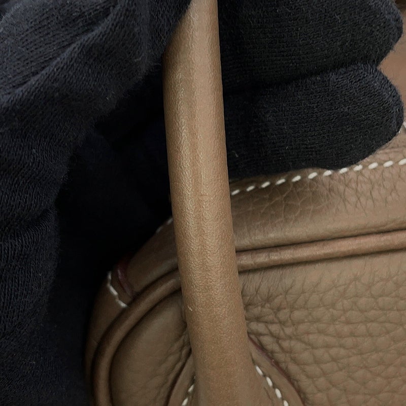 エルメス ハンドバッグ リンディ30  エトゥープ/シルバー金具 トリヨンクレマンス Y刻印 HERMES 2way