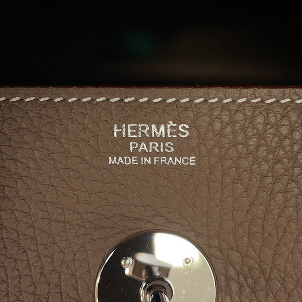 エルメス ハンドバッグ リンディ30  エトゥープ/シルバー金具 トリヨンクレマンス Y刻印 HERMES 2way