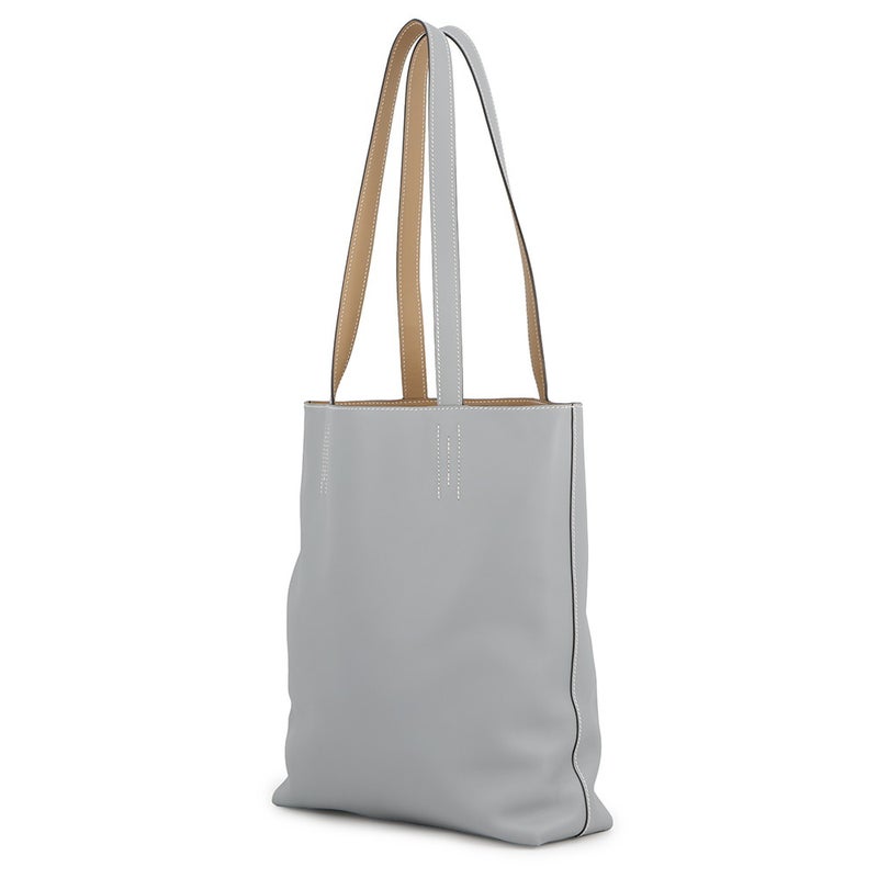 エルメス トートバッグ ネオ ドゥブルセンス 28 ブルーグラシエ/プシエール スイフト W刻印 HERMES リバーシブル