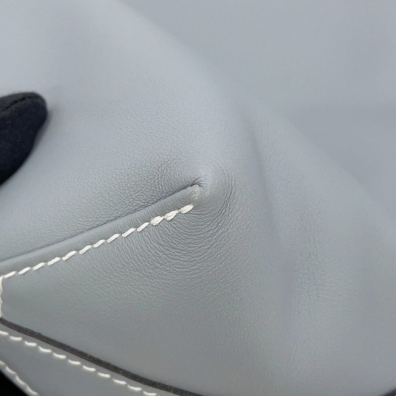 エルメス トートバッグ ネオ ドゥブルセンス 28 ブルーグラシエ/プシエール スイフト W刻印 HERMES リバーシブル