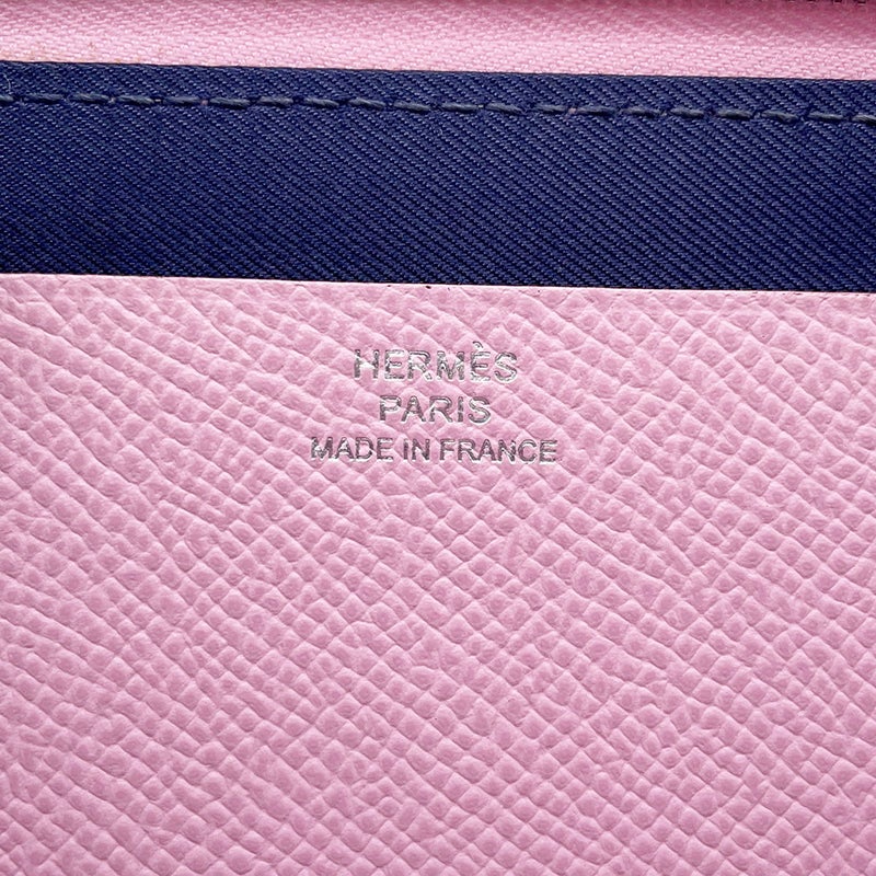 エルメス 長財布 ヌーヴォー・トゥー・ゴー・ジップ モーヴシルベストル/ライム/キュイーブル/マンダリン/シルバー金具 エプソン/スイフト U刻印