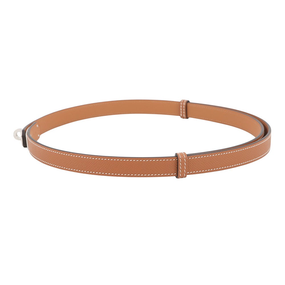 エルメス ケリーベルト ゴールド/シルバー金具 エプソン B刻印 HERMES