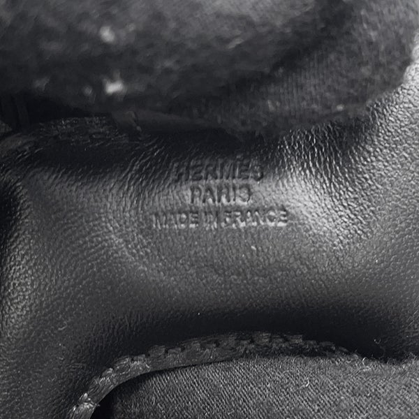 エルメス バッグチャーム ロデオ PM ブラック ラムスキン K刻印 HERMES 黒