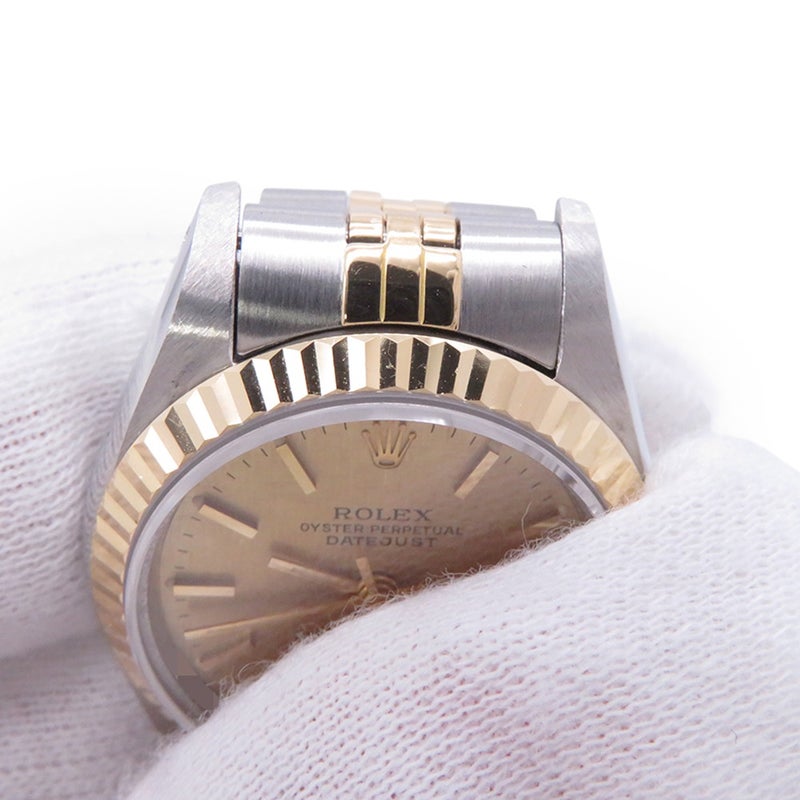 ロレックス デイトジャスト 92番 69173 SS/K18YGイエローゴールド ROLEX 腕時計 シャンパン文字盤