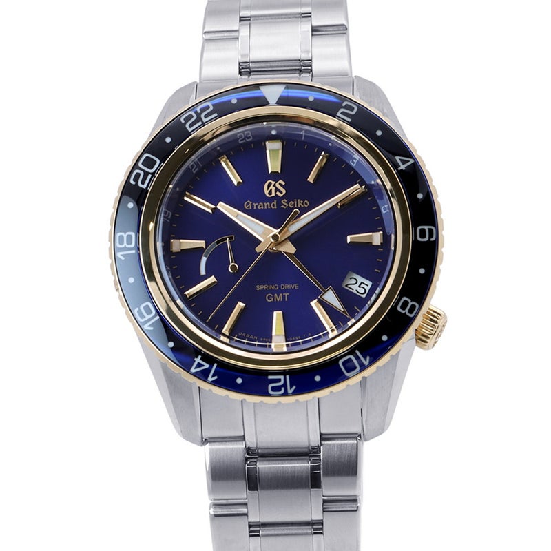 セイコー グランドセイコー ス スポーツコレクション GMT スプリングドライブ SBGE248 SEIKO 腕時計 ブルー文字盤