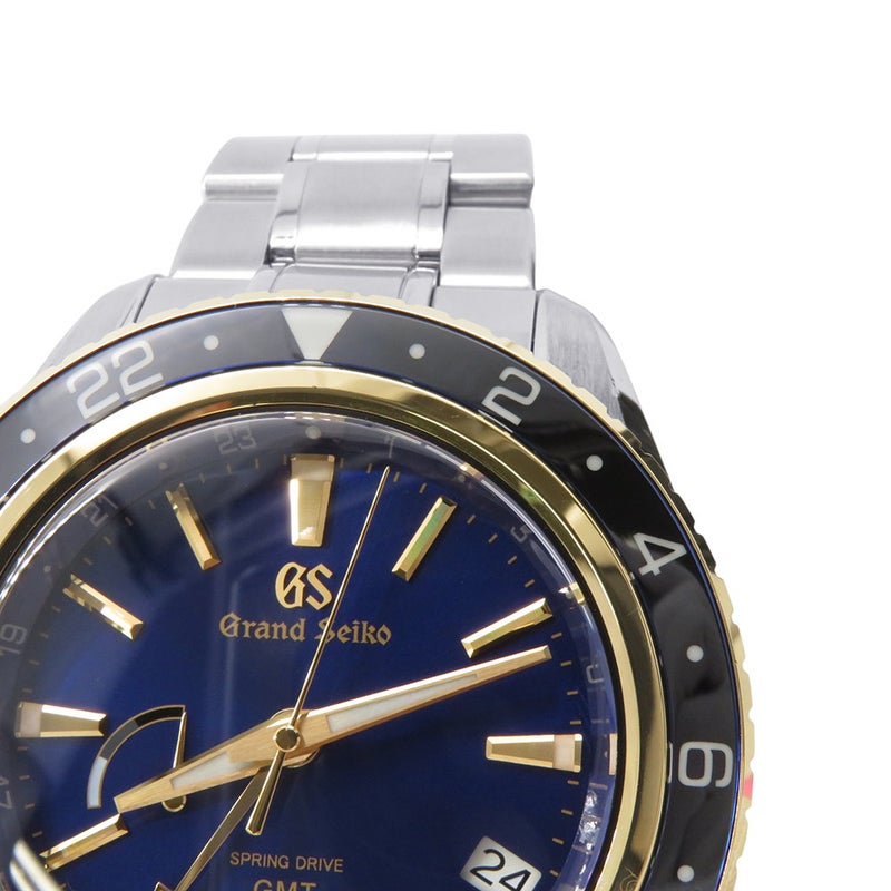 セイコー グランドセイコー ス スポーツコレクション GMT スプリングドライブ SBGE248 SEIKO 腕時計 ブルー文字盤