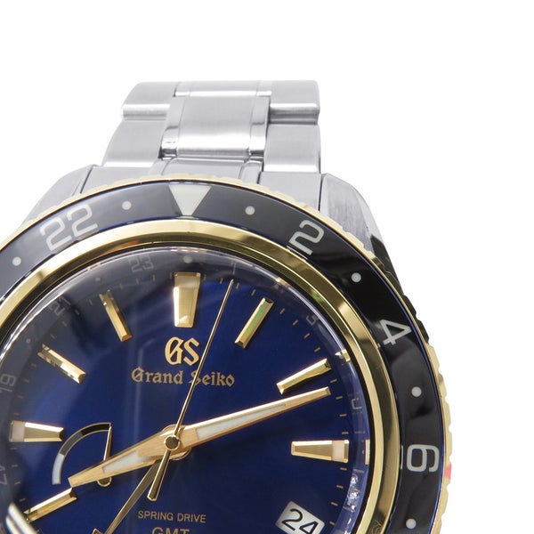 セイコー グランドセイコー ス スポーツコレクション GMT スプリングドライブ SBGE248 SEIKO 腕時計 ブルー文字盤