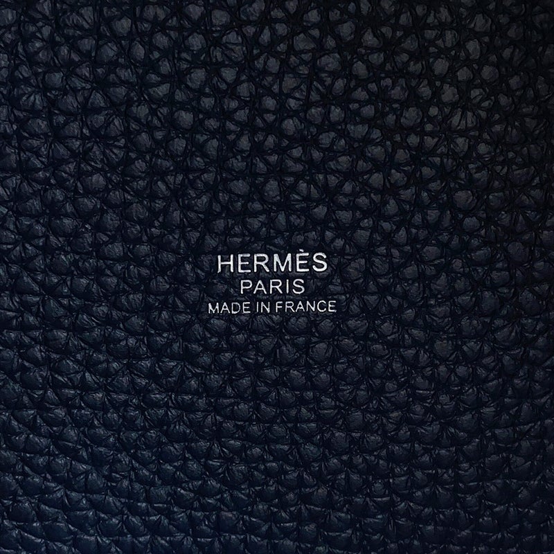 エルメス ハンドバッグ ピコタンロックPM ブルーニュイ/シルバー金具 トリヨンクレマンス K刻印 HERMES トートバッグ