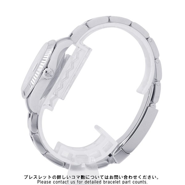 ロレックス デイトジャスト31 SS/K18WG ランダムシリアル ルーレット 278274 ROLEX 腕時計 ミントグリーン文字盤