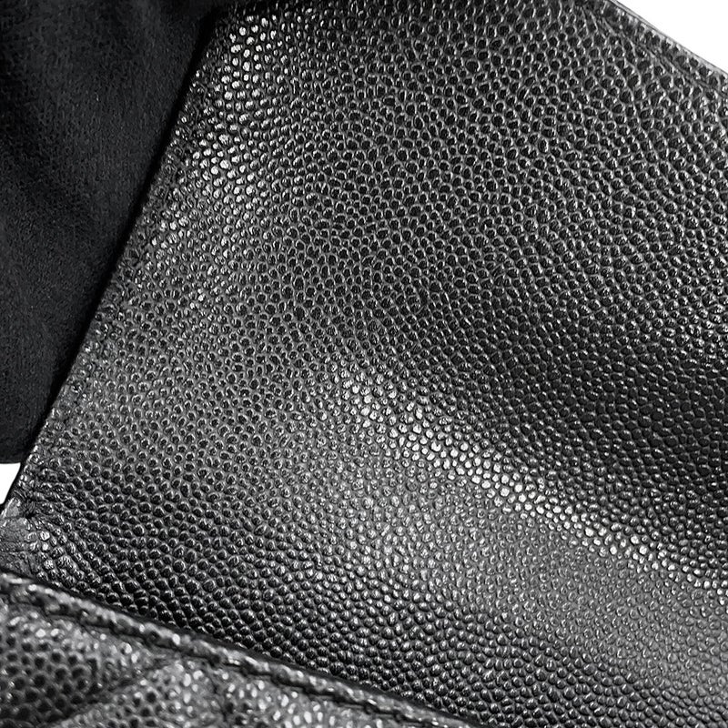 シャネル ボディバッグ ココマーク マトラッセ チェーン ウエストバッグ キャビアスキン AP5034 CHANEL 黒