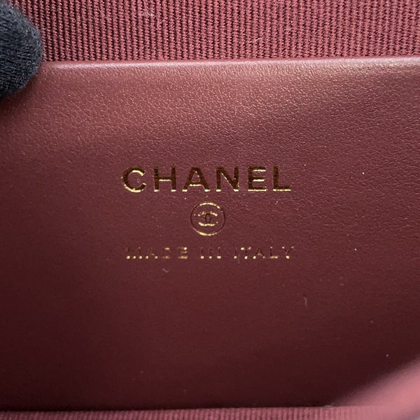 シャネル ボディバッグ ココマーク マトラッセ チェーン ウエストバッグ キャビアスキン AP5034 CHANEL 黒