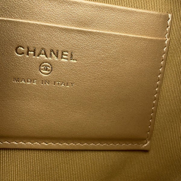 シャネル ボディバッグ マトラッセ ココマーク ラムスキン AP4242 CHANEL ココボール ウエストバッグ 黒