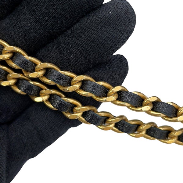 シャネル ボディバッグ マトラッセ ココマーク ラムスキン AP4242 CHANEL ココボール ウエストバッグ 黒