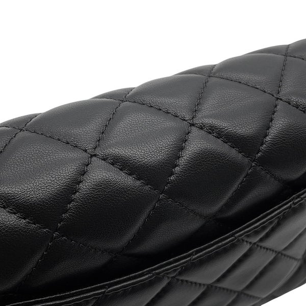 シャネル チェーンショルダーバッグ ココマーク ミニマトラッセ ラムスキン AS2380 CHANEL 黒