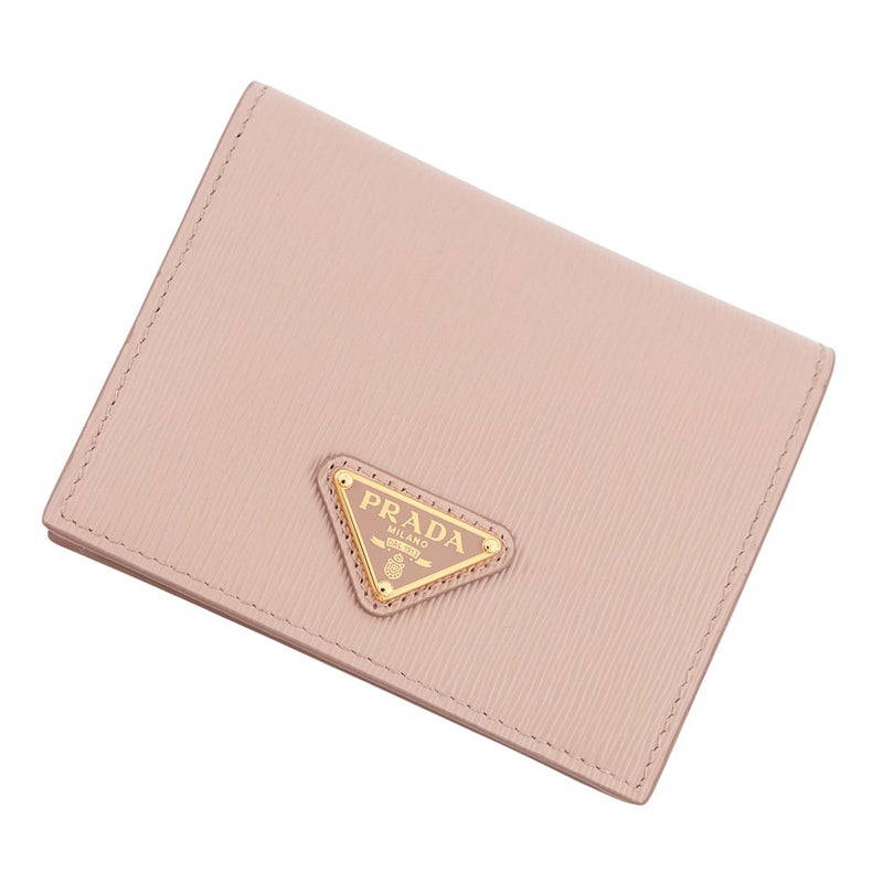プラダ 二つ折り財布 ヴィッテロムーブ トライアングルロゴ コンパクトウォレット レザー 1MV204 PRADA
