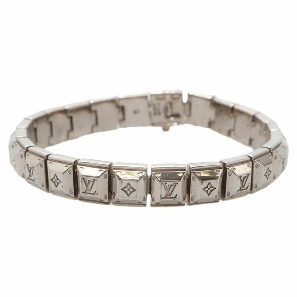 ルイヴィトン ブレスレット モノグラム パラジウム ロゴ サイズM M64648 アクセサリー