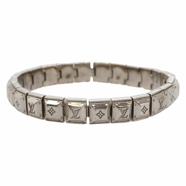 ルイヴィトン ブレスレット モノグラム パラジウム ロゴ サイズM M64648 アクセサリー