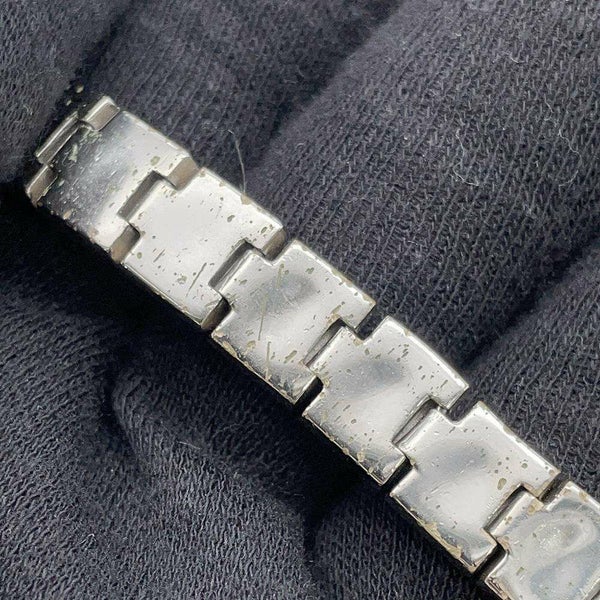 ルイヴィトン ブレスレット モノグラム パラジウム ロゴ サイズM M64648 アクセサリー