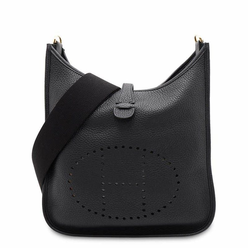 エルメス ショルダーバッグ エブリン3 PM ブラック/ゴールド金具 トリヨンクレマンス B刻印 黒