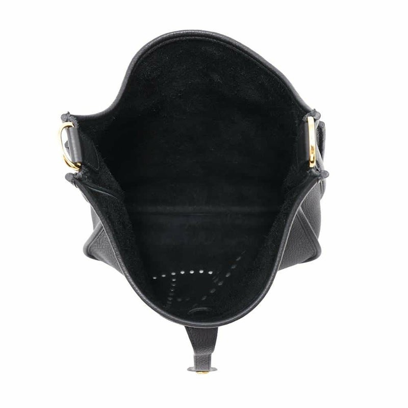 エルメス ショルダーバッグ エブリン3 PM ブラック/ゴールド金具 トリヨンクレマンス B刻印 黒
