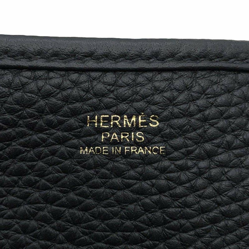 エルメス ショルダーバッグ エブリン3 PM ブラック/ゴールド金具 トリヨンクレマンス B刻印 黒