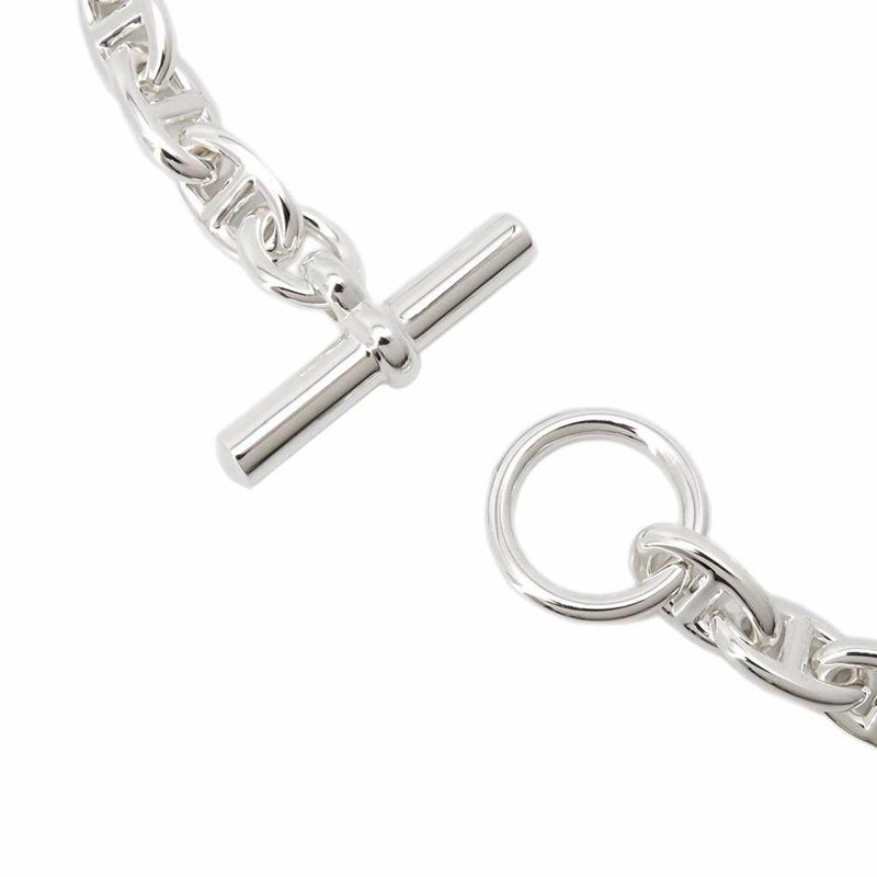 エルメス ネックレス シェーヌダンクルPM 43コマ SV925シルバー HERMES Chaine d Ancre チョーカー