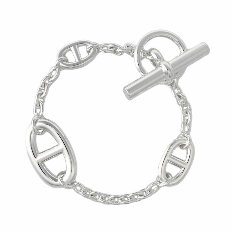 エルメス ブレスレット シェーヌダンクル ファランドール SV925シルバー サイズSH HERMES