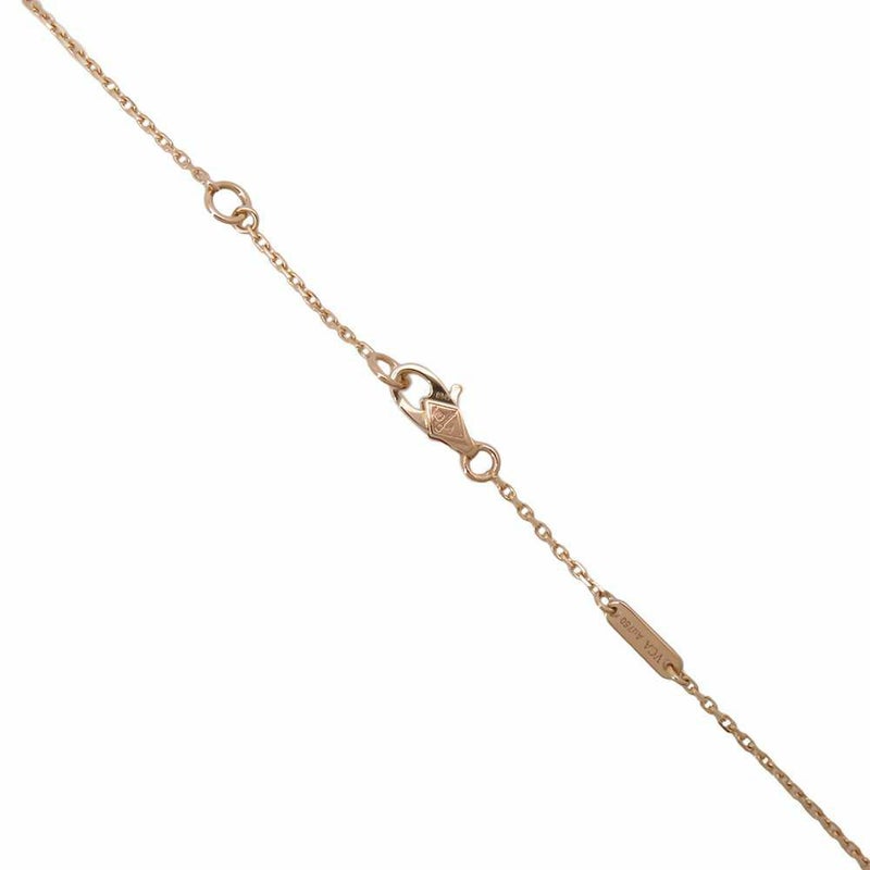 ヴァンクリーフ＆アーペル ネックレス スウィート アルハンブラ ペンダント カーネリアン K18PGピンクゴールド VCARN59M00