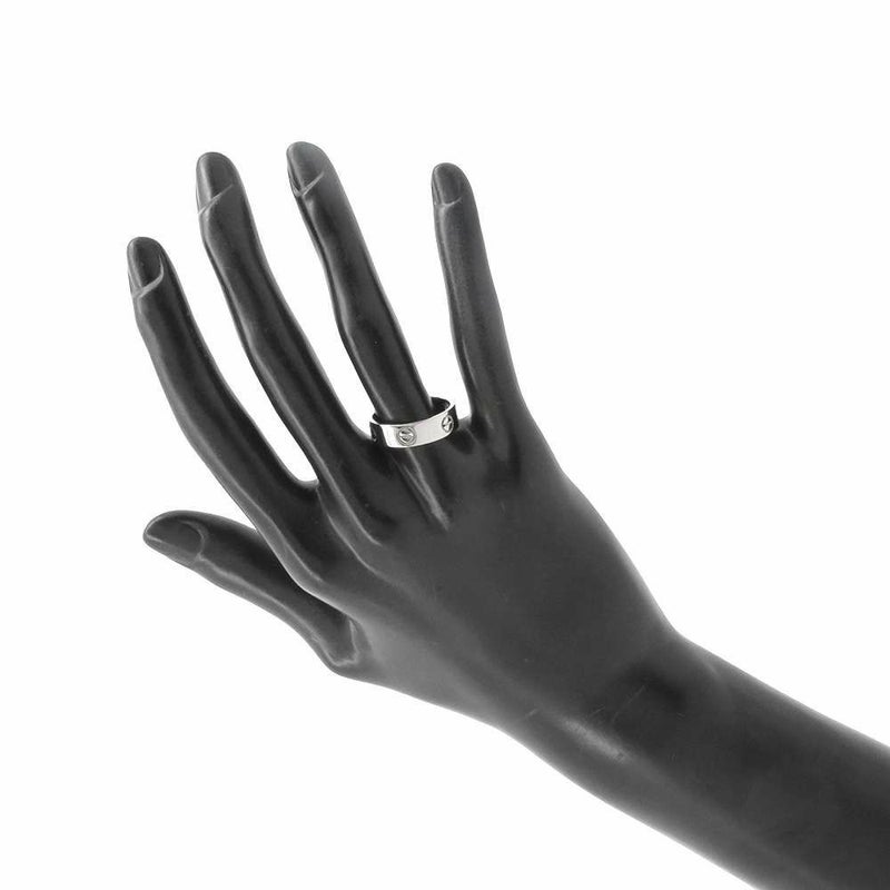 カルティエ リング ラブリング クラシックモデル K18WG リングサイズ55 CRB4084755 Cartier 指輪 LOVEリング ジュエリー