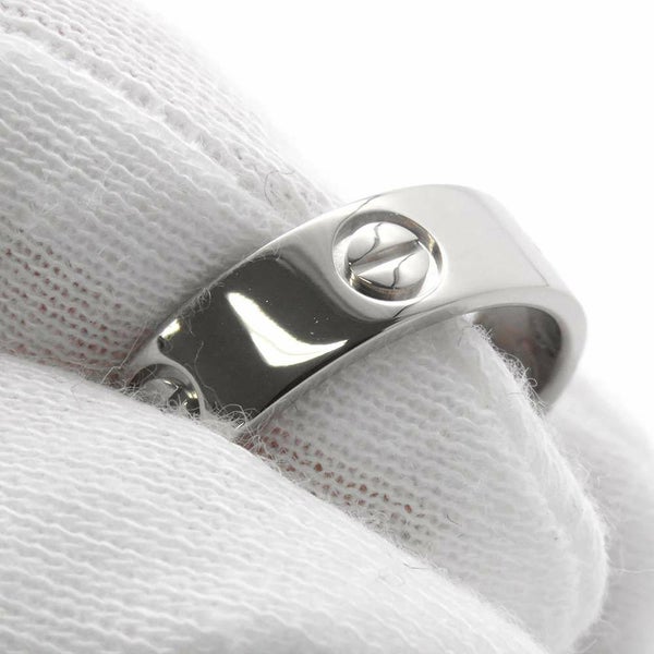 カルティエ リング ラブリング クラシックモデル K18WG リングサイズ55 CRB4084755 Cartier 指輪 LOVEリング ジュエリー