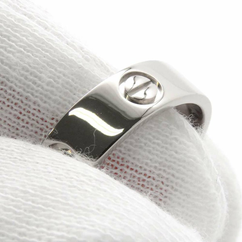 カルティエ リング ラブリング クラシックモデル K18WG リングサイズ55 CRB4084755 Cartier 指輪 LOVEリング ジュエリー