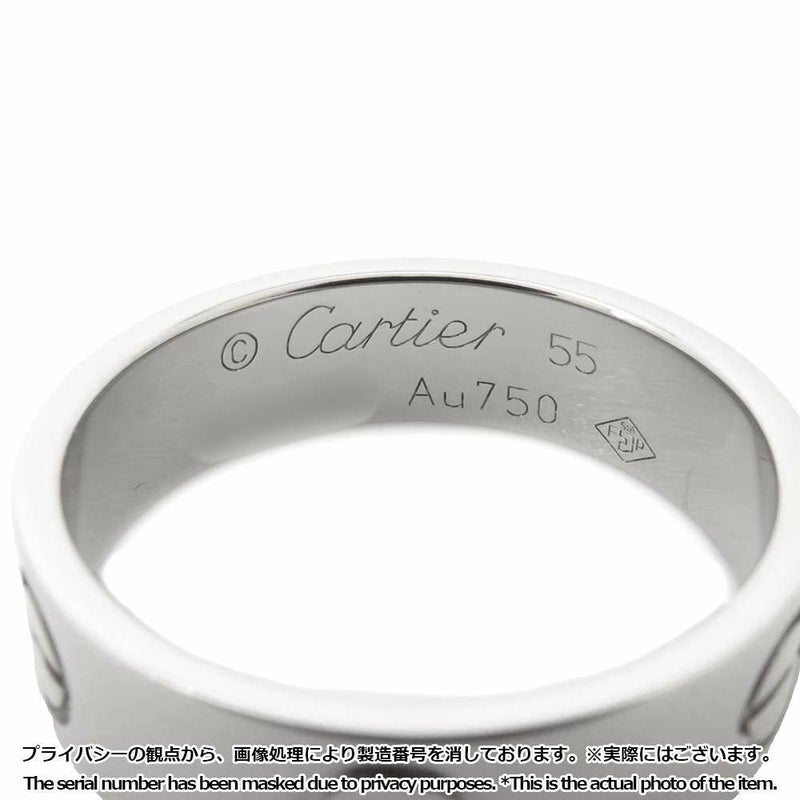 カルティエ リング ラブリング クラシックモデル K18WG リングサイズ55 CRB4084755 Cartier 指輪 LOVEリング ジュエリー