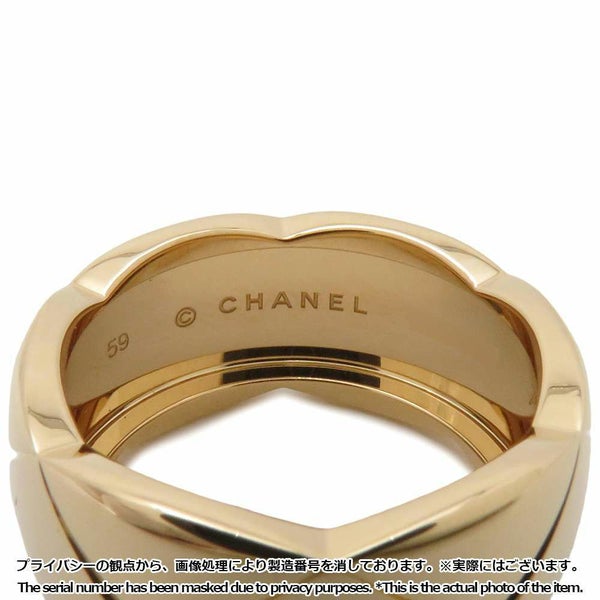 シャネル リング ココクラッシュ リング ラージモデル K18YGイエローゴールド リングサイズ59 J10574 CHANEL 指輪 ジュエリー