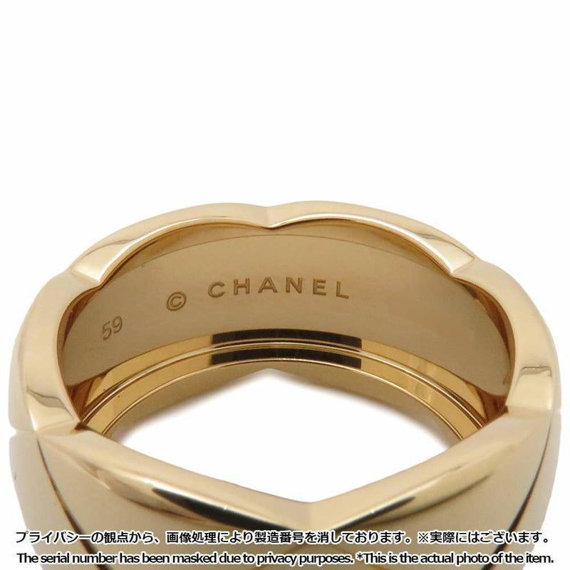 シャネル リング ココクラッシュ リング ラージモデル K18YGイエローゴールド リングサイズ59 J10574 CHANEL 指輪 ジュエリー