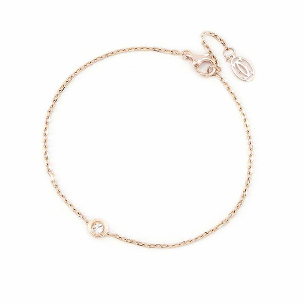 カルティエ ブレスレット ダムール ブレスレット ダイヤモンド1P 0.13ct K18PG B6063017 Cartier ジュエリー