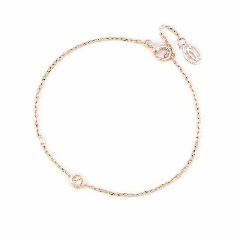 カルティエ ブレスレット ダムール ブレスレット ダイヤモンド1P 0.13ct K18PG B6063017 Cartier ジュエリー