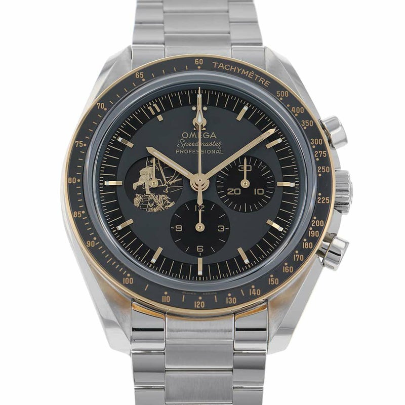 オメガ スピードマスター アポロ11号50周年記念モデル 310.20.42.50.01.001 OMEGA 腕時計 黒文字盤